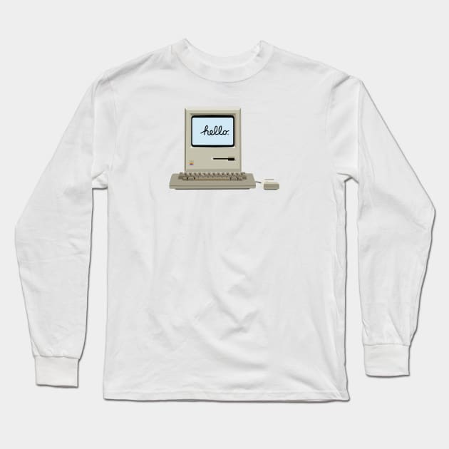 Macintosh Classic Long Sleeve T-Shirt by Apple